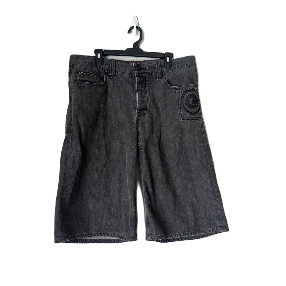 Coogi Dark Gray Jean Denim Men’s Shorts
